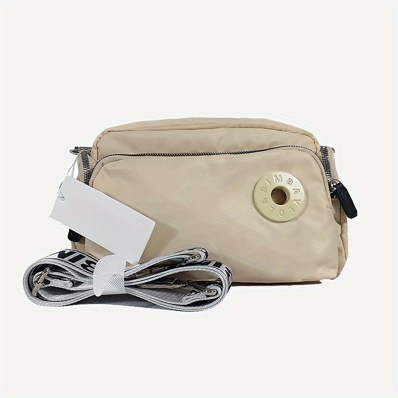 Fashion Nylon Crossbody Bag - Simple Casual Sling Chest Bag & Purse